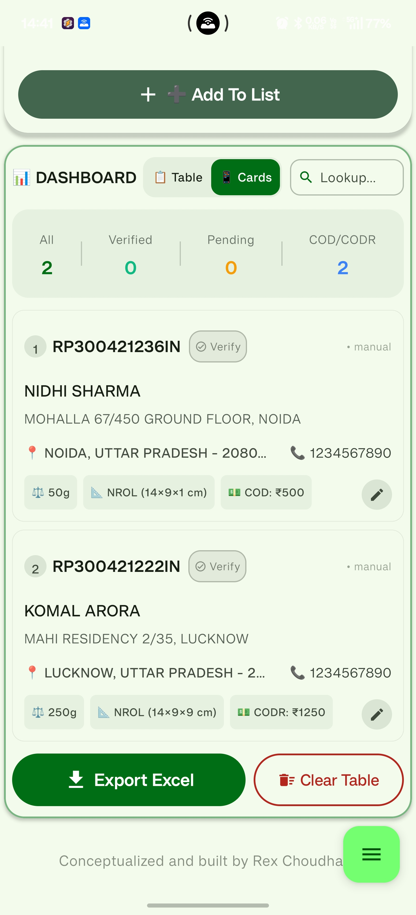 Bulk Booking Pro Dashboard